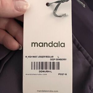 Mandala Deep Dewberry Jogger Pants